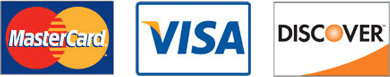 Visa, MasterCard, and Discover